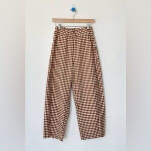 Le Bon Shoppe Arc Pants in Cinnamon Gingham